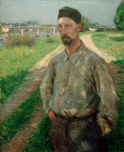 Portrait of Eugène Lamy by Gustave Caillebotte